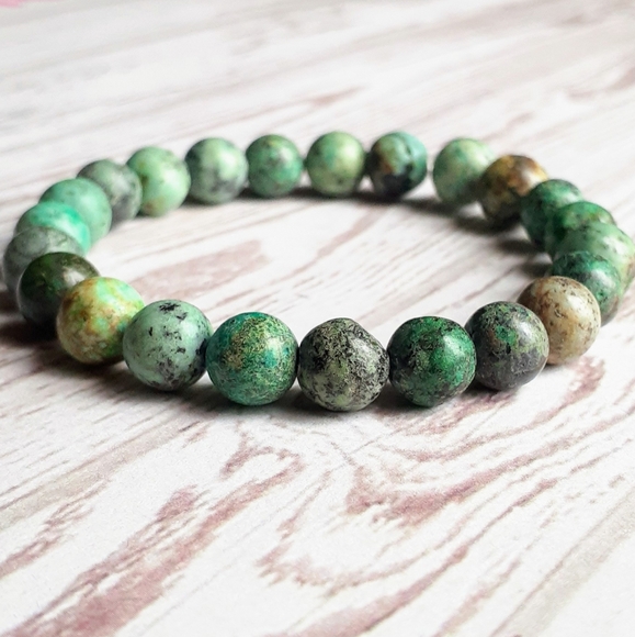 African Turquoise Bracelet - Picture 2 of 3